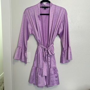 INC women’s lavender robe XS